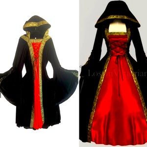 COSTUME | Cape Dress Black BEAUTIFUL
